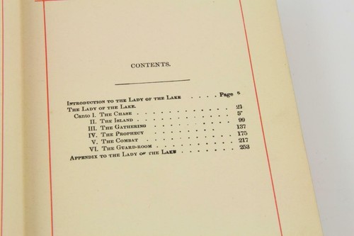 Antique 1800's Lady of The Lake "Illustrated" Book Sir Walter Scott Crowell & Co - Imagen 11 de 12
