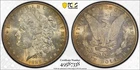 1888 Morgan Silver Dollar Graded PCGS MS63 Gold Color Toned Coin