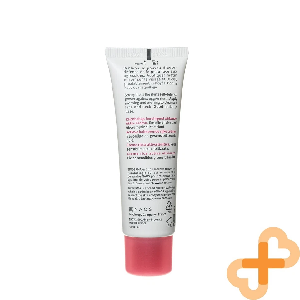 BIODERMA Sensibio Abwehr Reich Lindernd Creme Sensitiv Sehr Trockene Haut 40ml - Bild 3 von 4