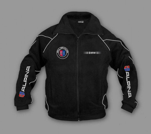 New BMW Alpina Fleece Jacket, Embroidered Racing Sport Wear | eBay