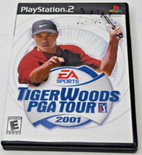 Tiger Woods PGA Tour 2001 (PlayStation 2, PS2) Case and manual Only