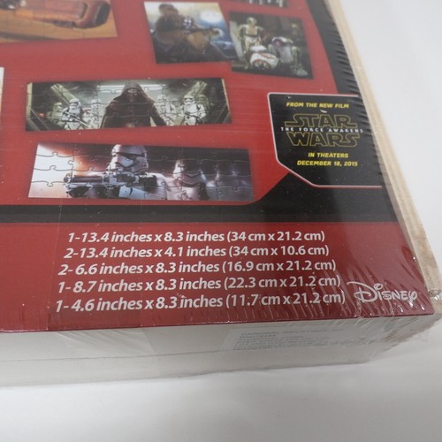 New 2015 STAR WARS Cardinal Disney Lucasfilm Ltd. 7 Pack Wood Puzzles Sealed - Picture 4 of 6