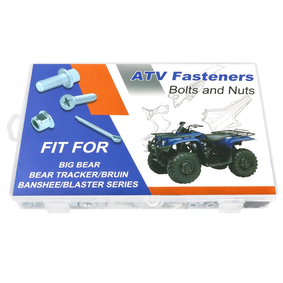 Kit de pernos de carenado de carrocería de plástico apto para Yamaha YFM25XS Bear Tracker 2004-2006 Foto 4 de 4