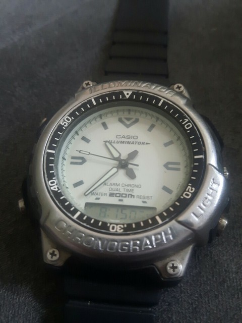 Gents Casio Ad-300 Arnie Divers Chronograph Watch - 200m for sale online |  eBay