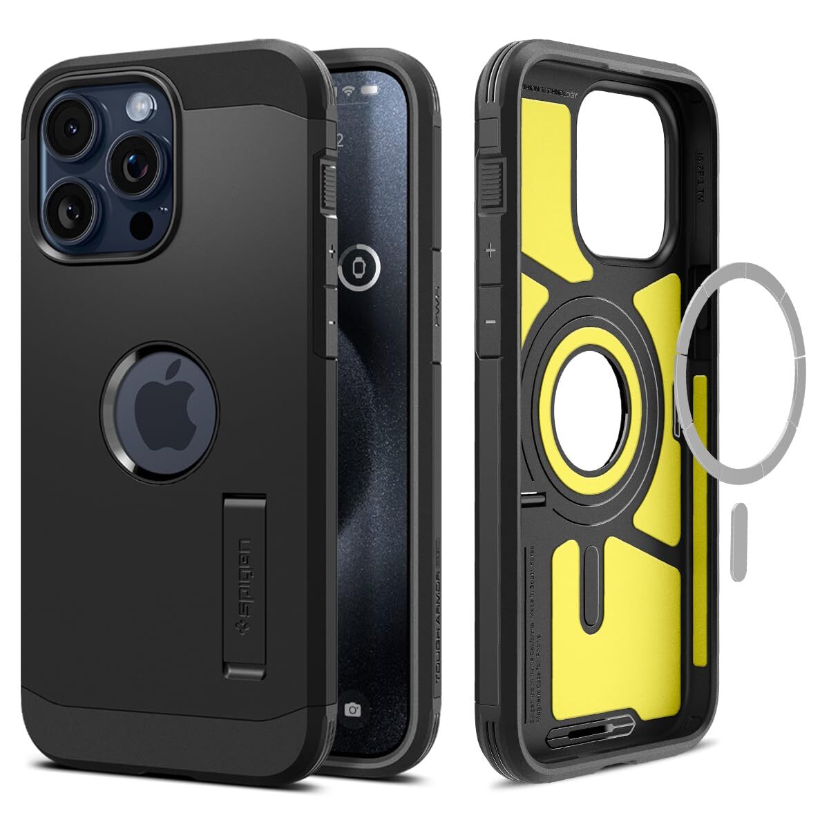 Spigen Cover per iPhone 15 Pro Max Tough Armor MagFit Compatibile con MagSafe...