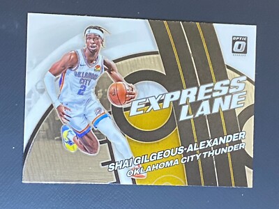   2021-22 Panini Donruss Optic Basketball Express Lane #17 S GILGEOUS-ALEXANDER