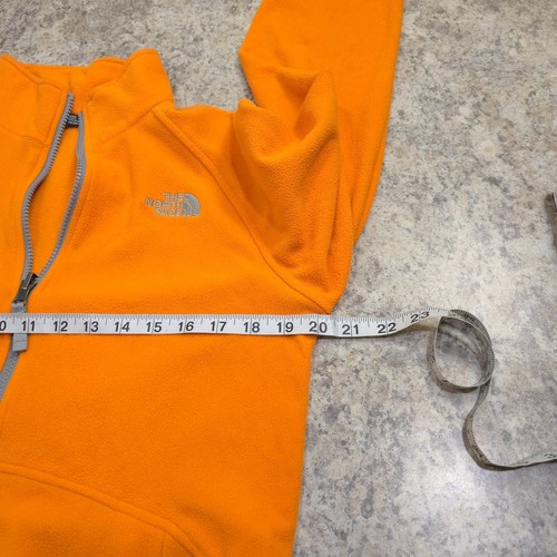 The North Face Jacket Boys Size XL 18/20 Orange Denali Polartec Fleece Full Zip - Picture 4 of 17