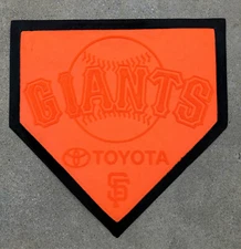 San Francisco Giants Orange Home Plate Base Rug Floor Door Mat Doormat Car Home