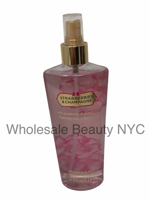 Victoria's Secret Strawberries & Champagne Fragrance Mist - 8.4 Oz/250 ml - New