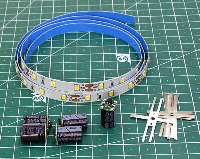 5 kits mini module éclairage LED voiture voyageur train Jouef, Roco, Lima, Piko
