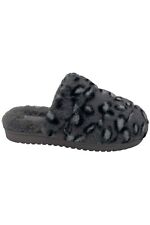 Koolaburra Abstract Fluff Slippers Starleen Pebble Leopard