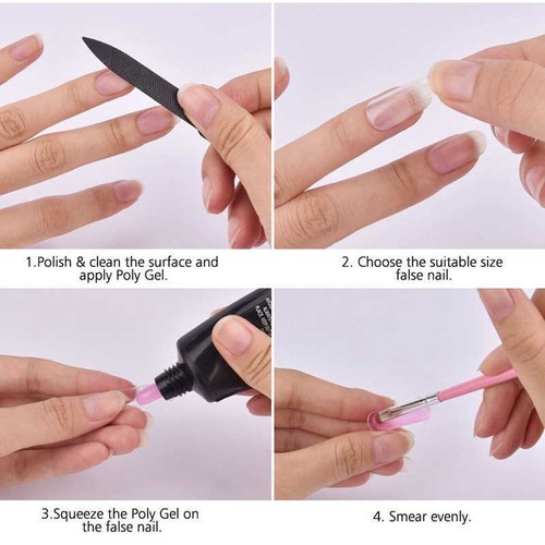 100 PIEZAS DOBLE SISTEMA DE ARTE DE UÑAS FORMA UV GEL ACRÍLICO PUNTAS FALSAS Herramientas de salón - Imagen 3 de 12