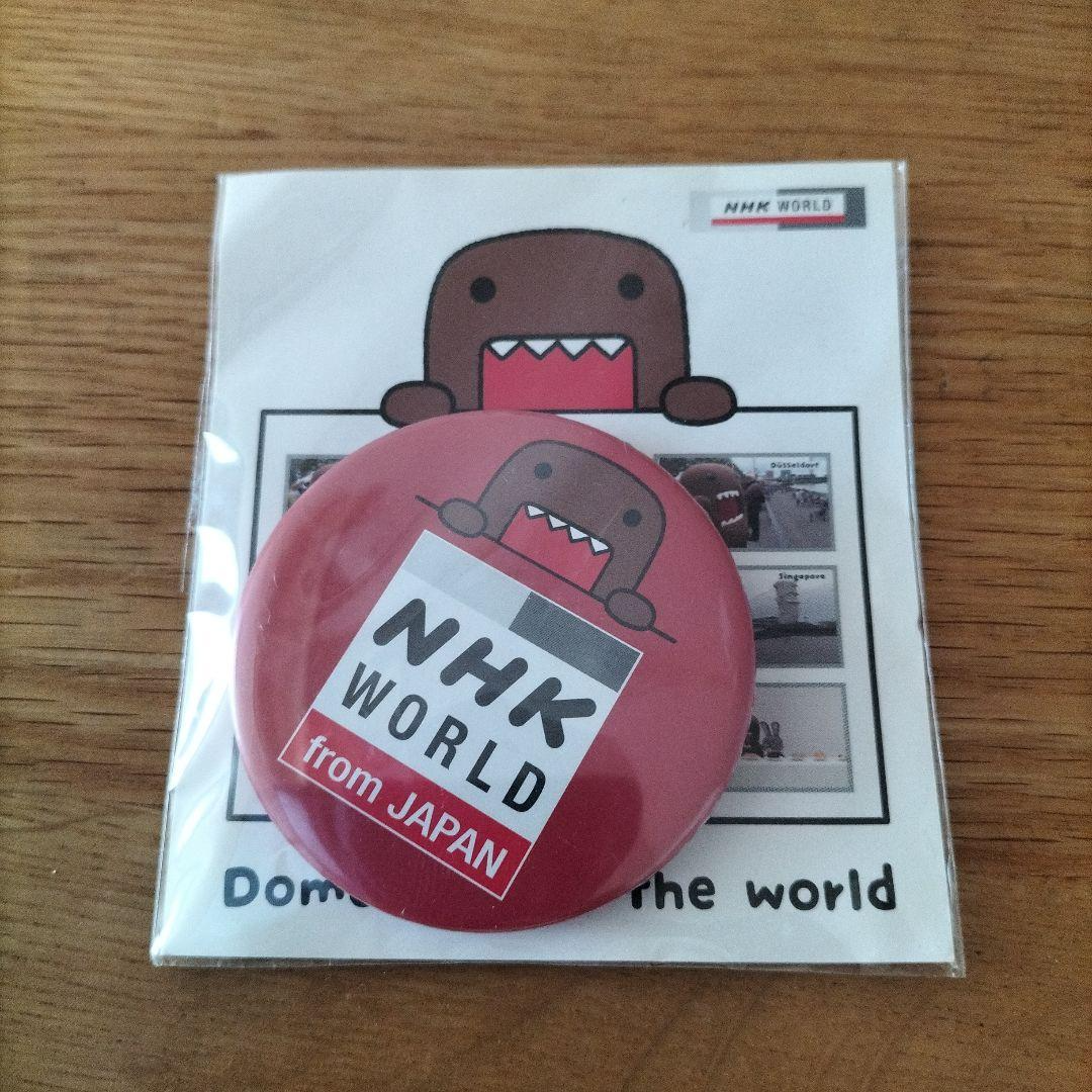 Nhk Newsline Nhk Streaming Live Domo-Kun Novelty Tin Badge NHK