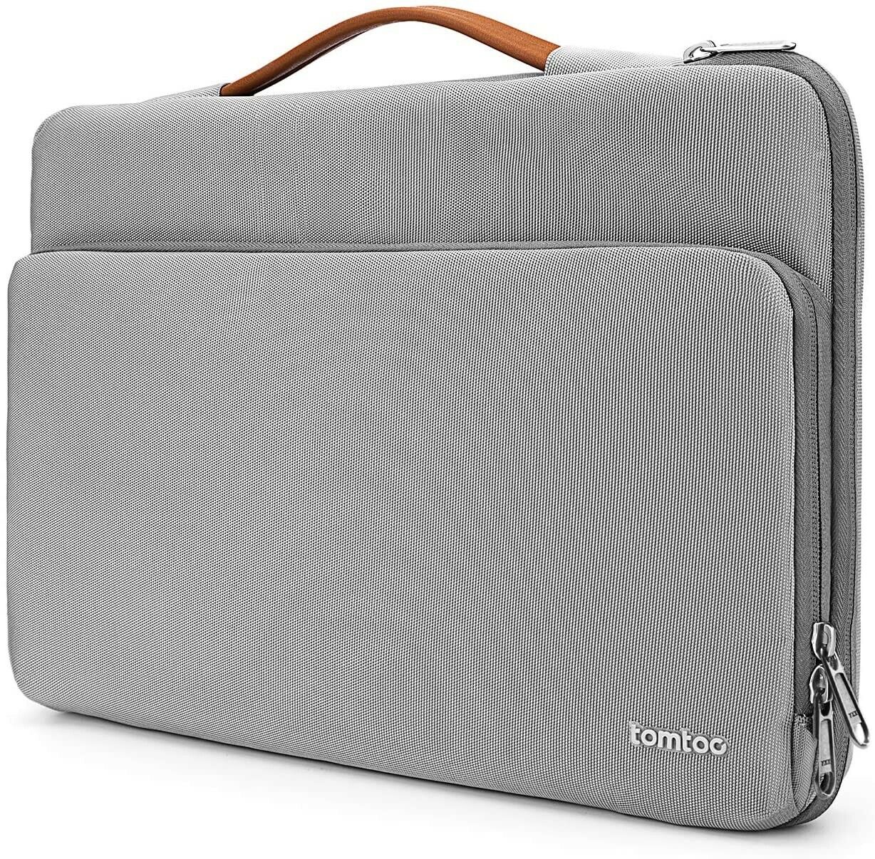 Tomtoc Gray Laptop Carrying Case A14-B02G MacBook Chromebook Water Resistant NEW