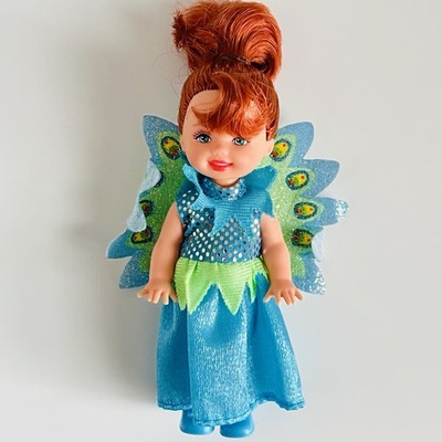 Barbie Rapunzel Puppe Lorena als Pfauenprinzessin Schwester Kelly Shelly Vintage 2001