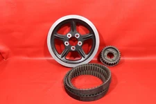 2005 HARLEY-DAVIDSON SPORTSTER 1200 CUSTOM XL1200C FRONT REAR PULLEY W/ BELT SET