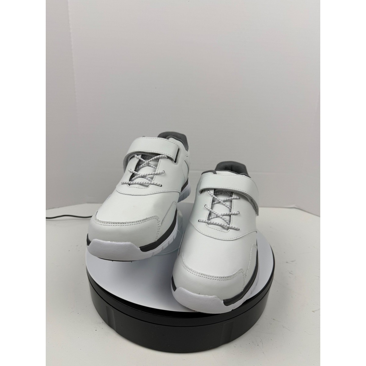 Anodyne Orthopedic Shoes for Custom Soles White Adjustable Athletic Mens 13 WIDE Anodyne No. 50 Sport Trainer – Diabetic Athletic Shoe main image 3