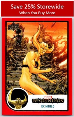 Ex Nihilo 2022 Upper Deck Marvel Beginnings Volume 2, Series 1 Red Border #166