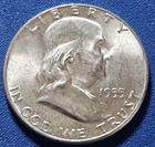 A 1955 Franklin Half Dollar BU Nice Blazer!!!