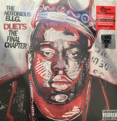 2xLP Notorious B.I.G. Duets (The Final Chapter) RED/BLACK SWIRL, 7'' NEAR MINT