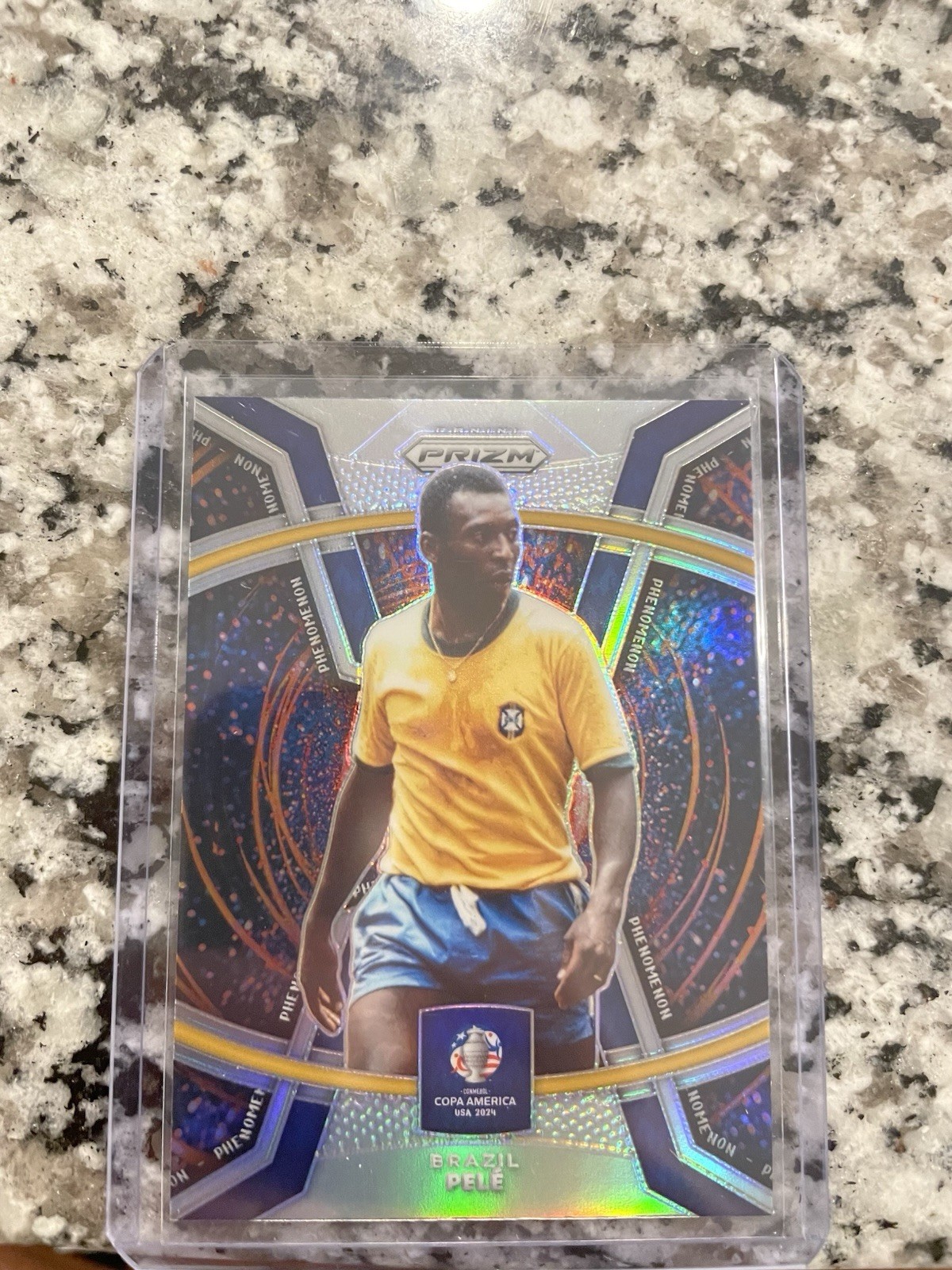 2024 Panini Prizm CONMEBOL Copa America Phenomenon Silver Prizm Pele #40