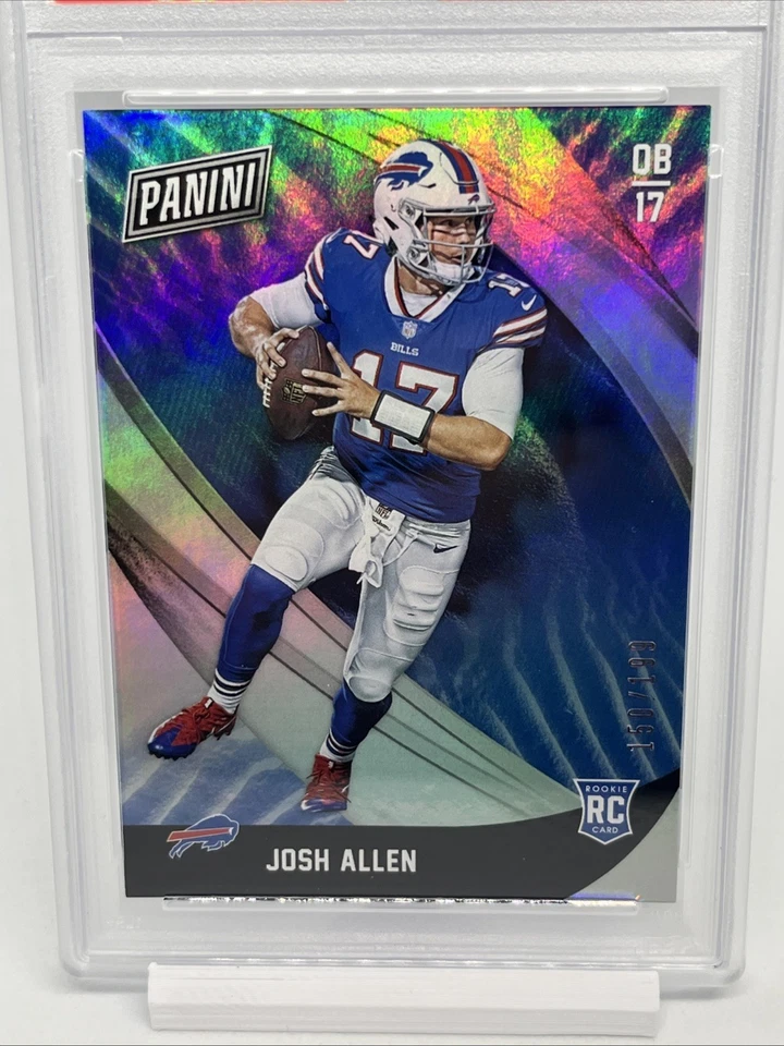 2018 Panini Black Friday Josh Allen #43 Rookie RC SP #/199 Rare PSA 9 Mint - Image 2 of 4
