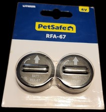 PetSafe RFA-67D-11 Replacement 6-Volt Battery 2 count RFA-67 New Sealed