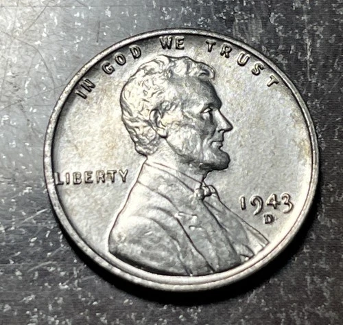 1943-D 1C Lincoln Cent VF #002