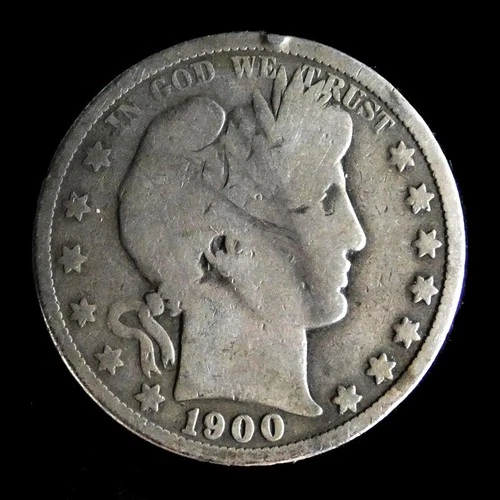Photo of a 1900-O Barber Half Dollar from an eBay listing that sold on Jul 23, 2026