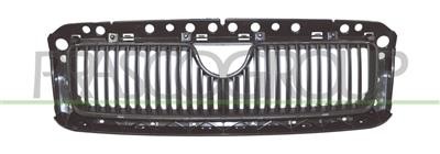 Grille centrale de radiateur noire haute durabilité pour Skoda Octavia 2000 à 2004