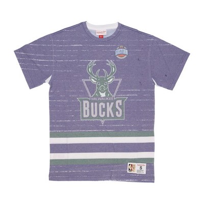 Milwaukee Bucks NBA Mitchell & Ness Jumbotron 3.0 Sublimated T-Shirt-L