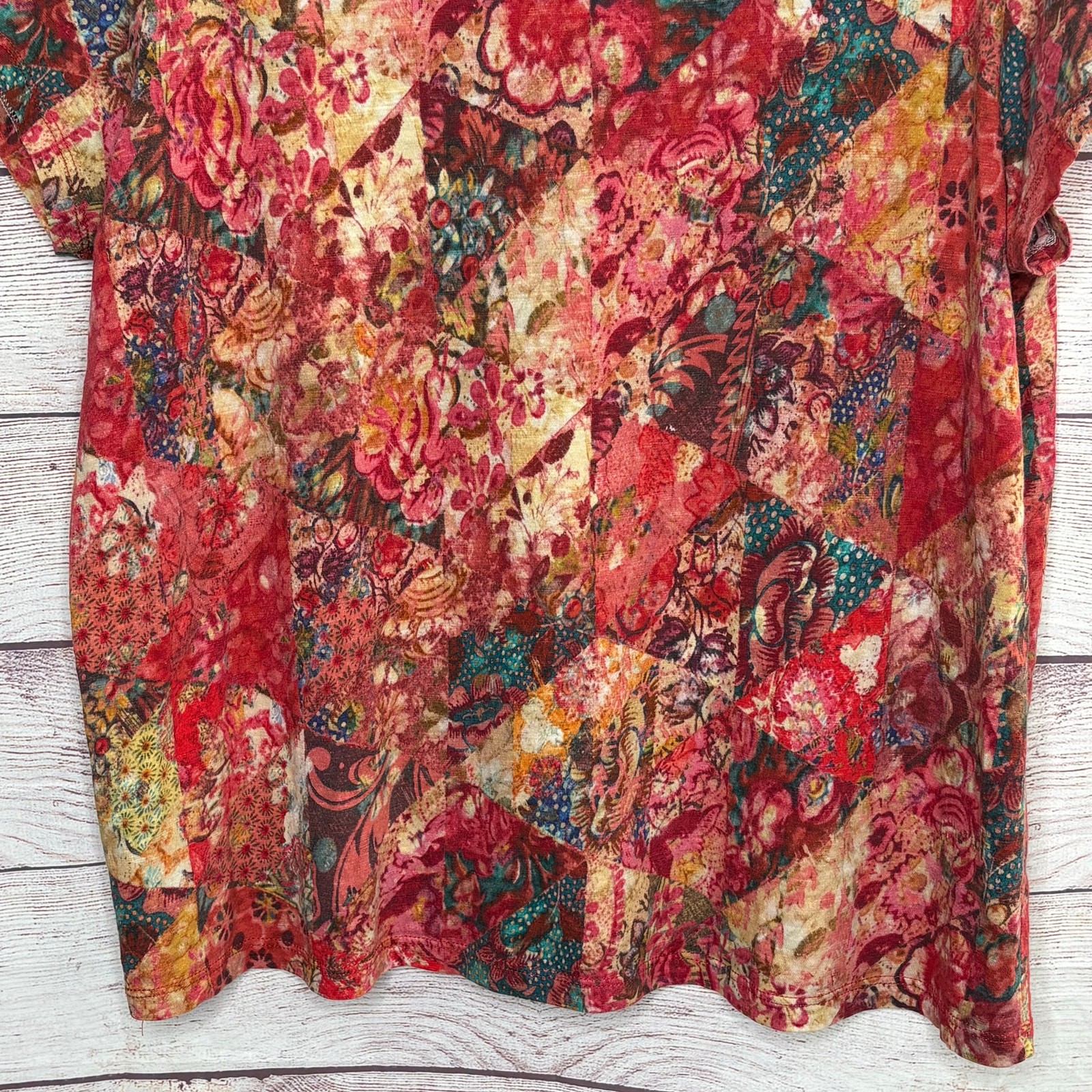 Peruvian Connection 100% Cotton Patchwork Boho Ar… - image 5