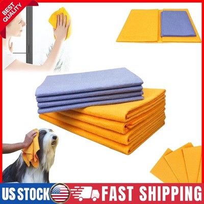 Ultra-Absorbent Miracle Cleaning Shammy, Super Absorbent Cleaning Cloth Multi...