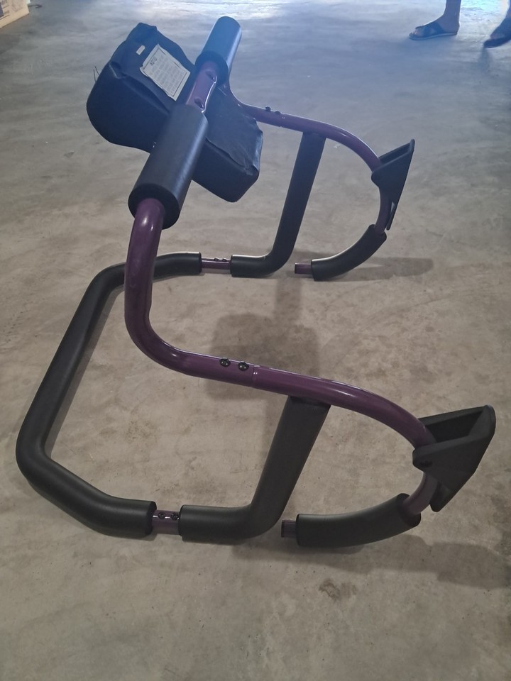 Purple Ab Roller Plus Crunch Rocker Abdominal Exercise Machine | eBay