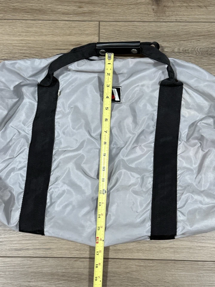 Vintage Academy Broadway No. Bolsa de Lona 535 Gris Redonda Ovalada 24" x 16" Foto 4 de 4