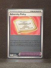 2026 Pokemon Chaos Rising - Uncommon Adversity Policy #74 Reverse Holo