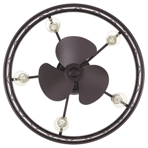 Dury - 40W 5 LED Fandelier in Transitional style - 22 Inches wide by 9.75 Inches - Picture 7 of 7