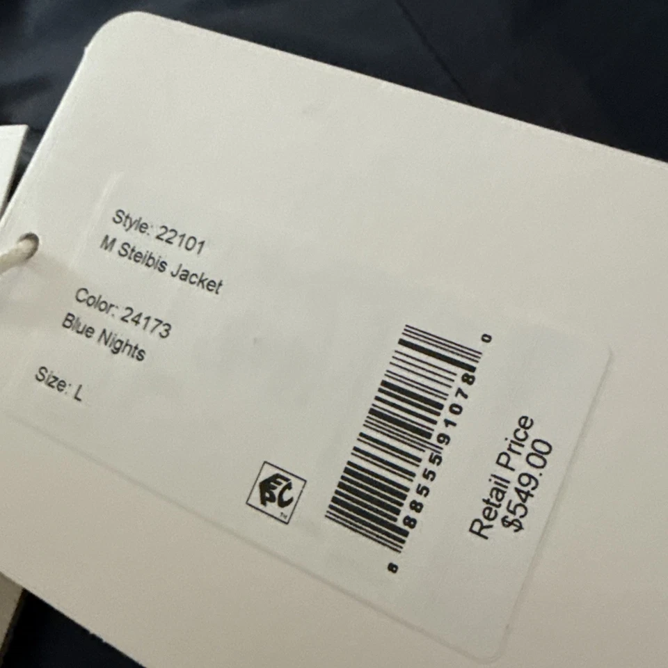 OBERMEYER ' STEIBIS 3L JACKET ' MENS ' BLUE NIGHTS ' OUTER SHELL - Image 2 of 4