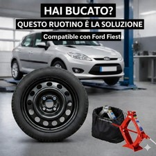 Reserverad Ford Fiesta 125/70 R15 2002–2026 Mit Wagenheber Und Etui