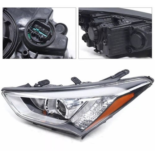 For 2013 2014 2015 2016 Hyundai Santa Fe Headlight Headlamp Left Driver Side LH