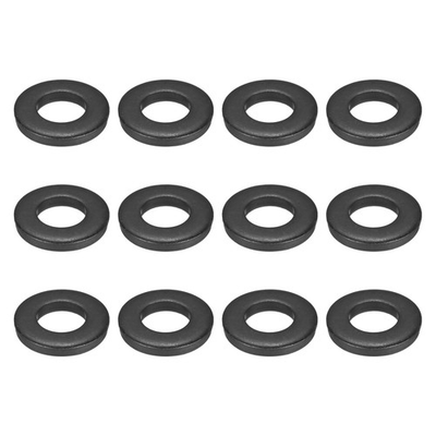 #ad 12 Pcs Carbon Steel Flat Washer Fits M20 x 40mm x 6mm Black Washer Fits $27.60