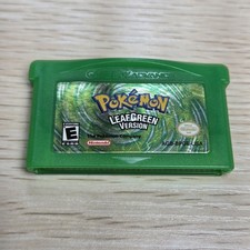 Authentic Pok mon LeafGreen- Nintendo Game Boy Advance