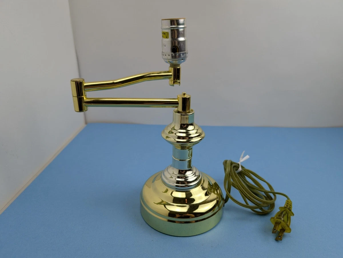 brass swing arm lamp products for sale | eBay