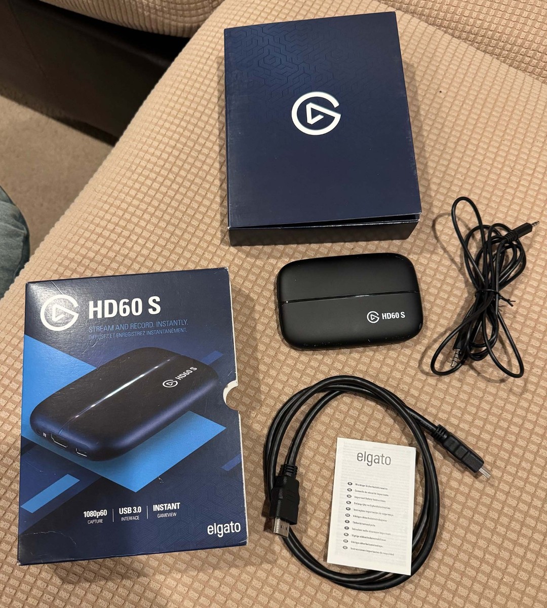 Elgato HD60 S with Box and HDMI Cable, missing USB cable | eBay