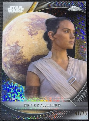 2025 Star Wars Hyperspace  #93 REY SKYWALKER Galactic Dust Refractor /75