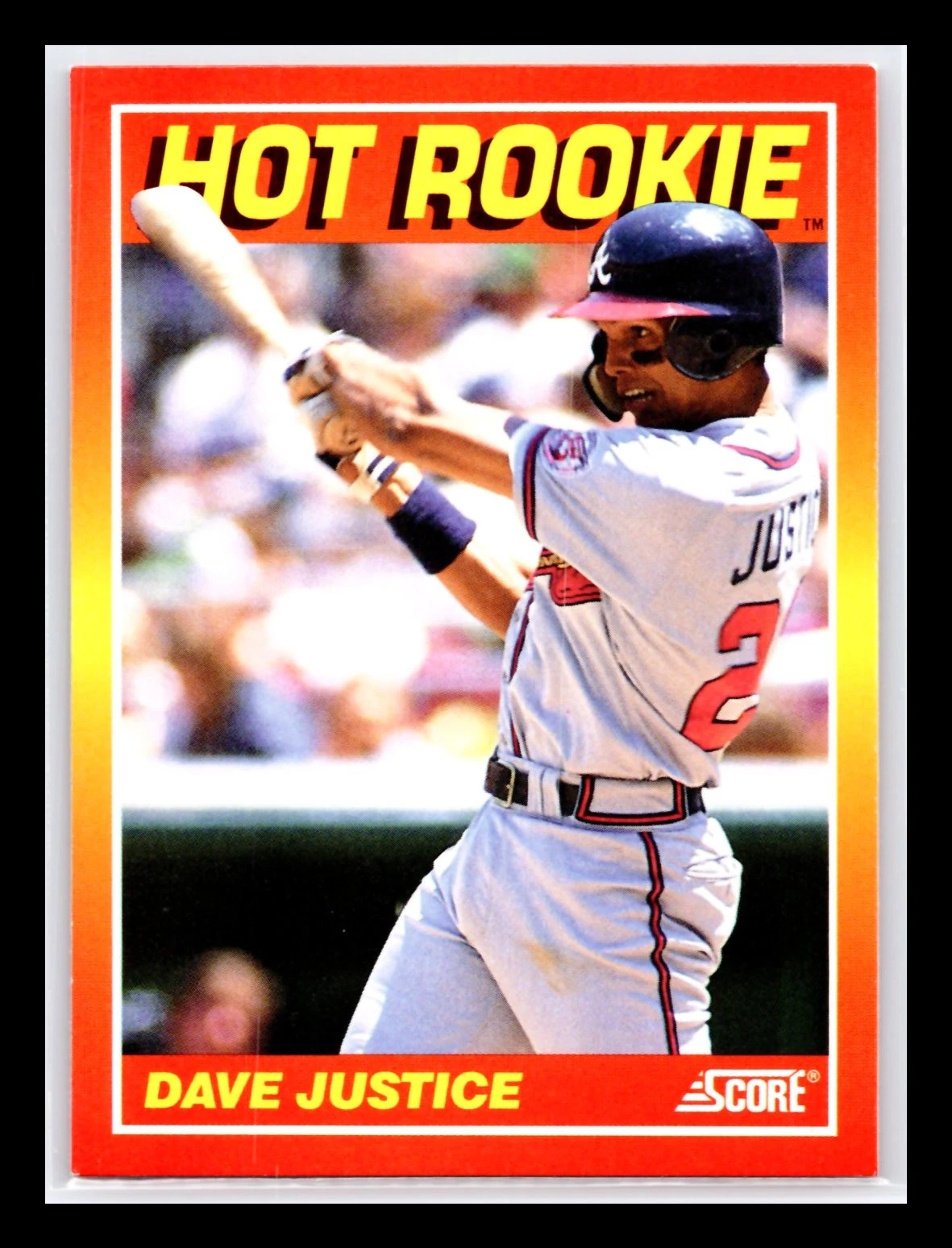 Dave Justice trading card