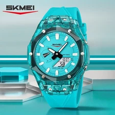 Wristwatch Circle 5Alarm Saving Time Sport Waterproof Men's Watch SKMEI 2411