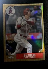 2021 Topps Chrome 35th Anniversary Shohei Ohtani Angels refractor
