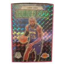 Panini 2024-25 Mosaic LeBron James Thunder Road Insert #3 Los Angeles Lakers