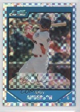 2007 Bowman Draft Chrome Picks Prospects X-Fractor 249/299 Bryan Anderson 0l2